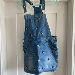 Mickey skirt overalls